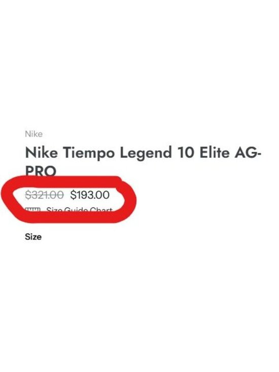Nike Tiempo Legend 10 Elite AG \'Mad Ambition\' DV4330-400 Solar Blue Men\'s 10 NEW